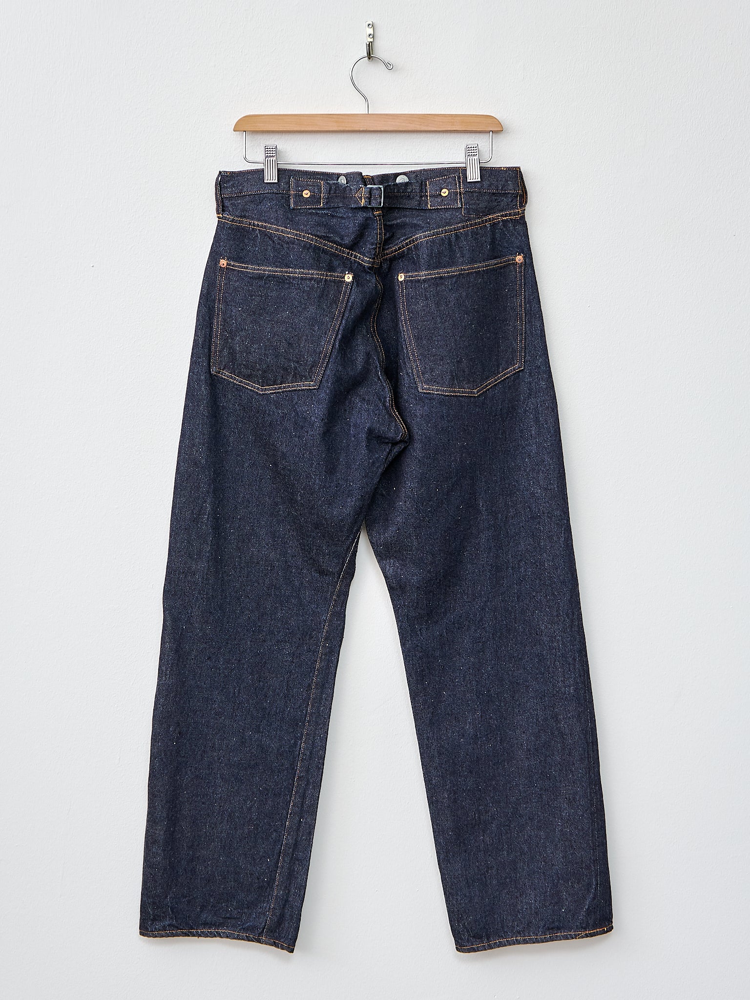 Namu Shop Kaptain Sunshine 1930 Straight Denim Pants Indigo