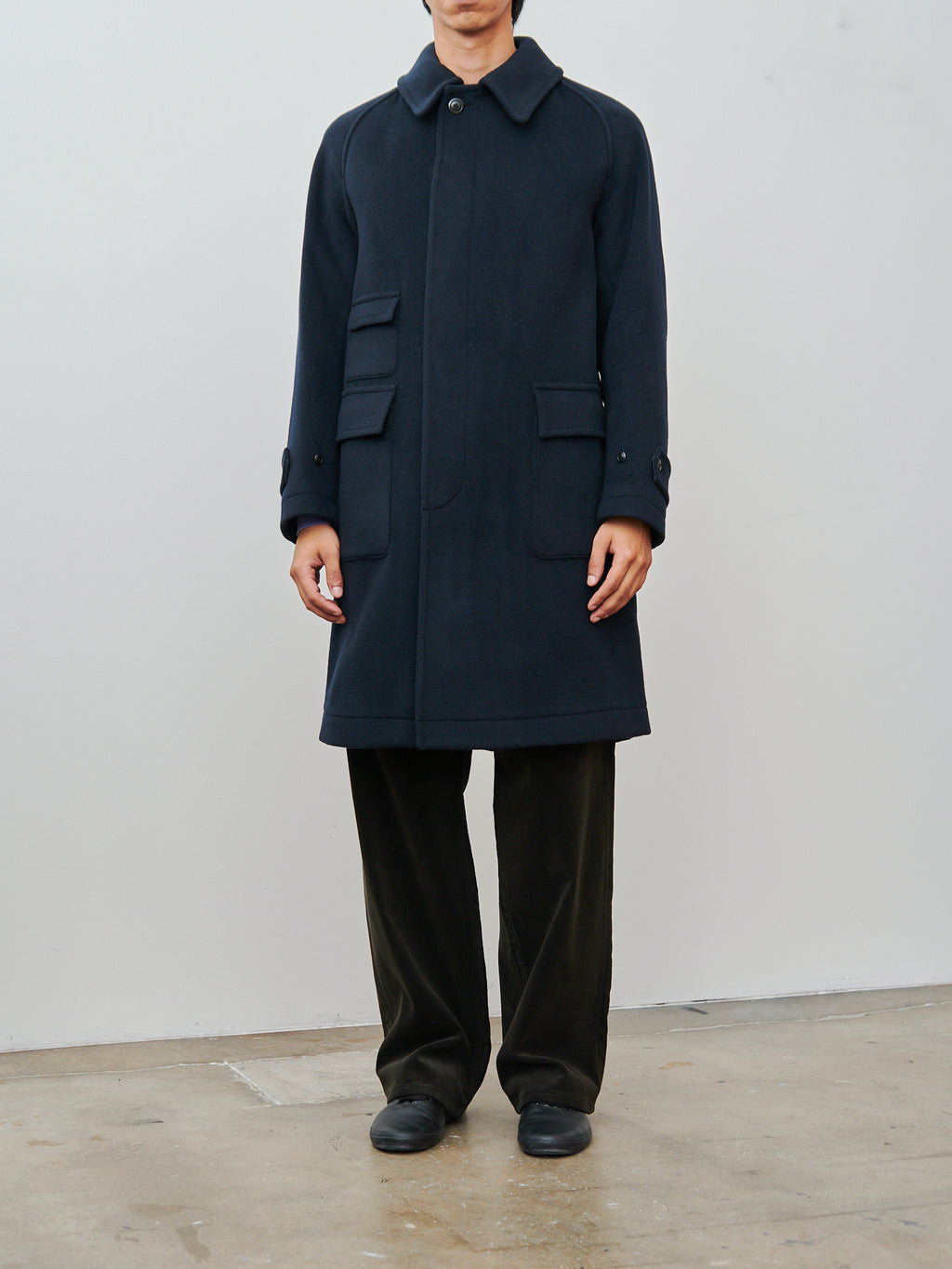 Namu Shop - Kaptain Sunshine Traveller Coat - Top Navy