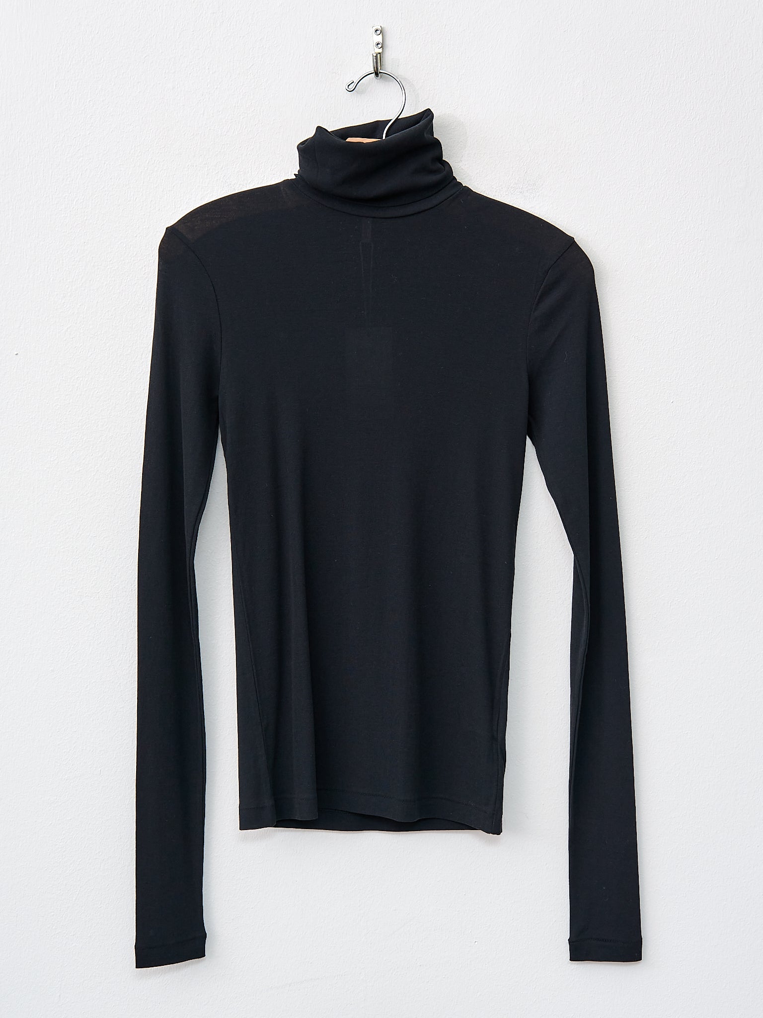 Namu Shop - Babaco Twisted Cotton Turtleneck - Black