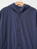 Namu Shop - Y Recycle Nylon Taffeta/Recycle Polyester Fleece Coat - Navy