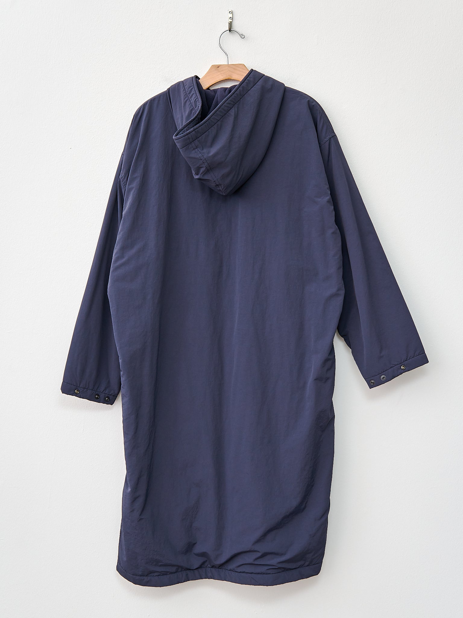 Namu Shop - Y Recycle Nylon Taffeta/Recycle Polyester Fleece Coat - Navy