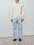 Namu Shop - Y Non Mulesing Wool Crewneck Knit- White