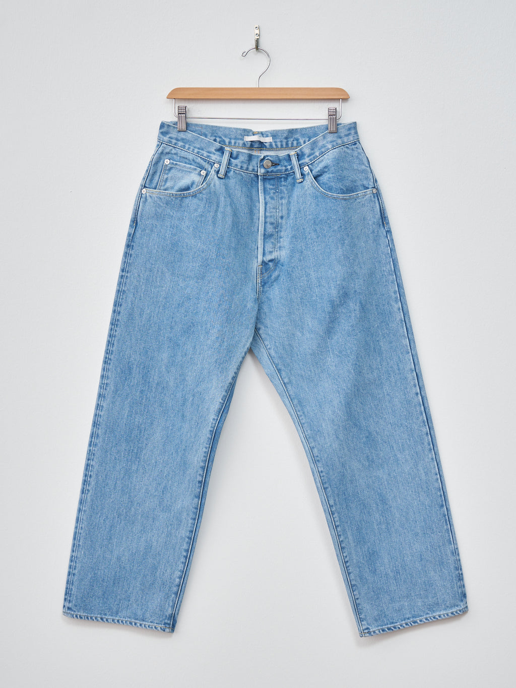 Namu Shop - Hatski Wide Tapered Denim - Ice Blue