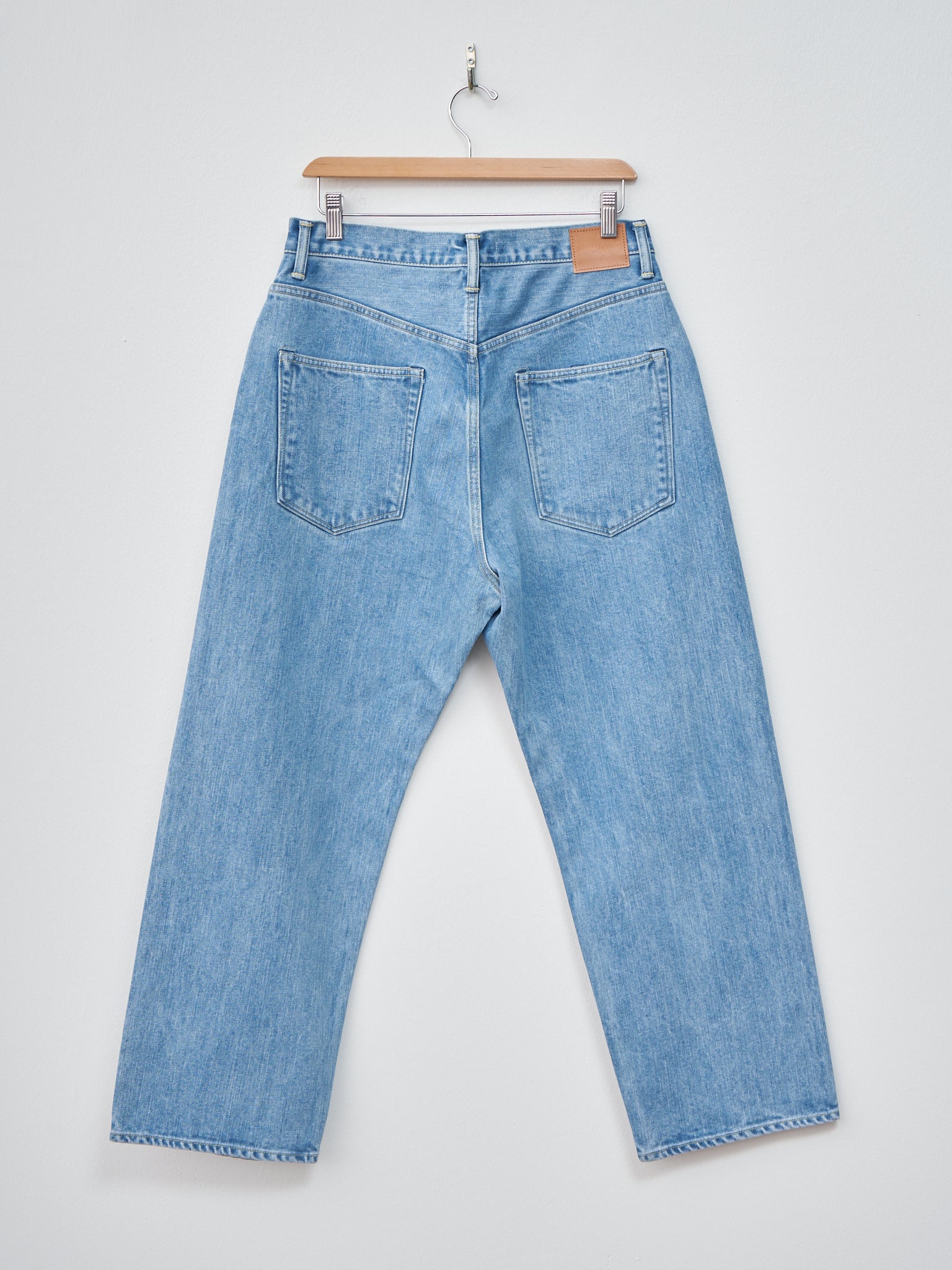 Namu Shop - Hatski Wide Tapered Denim - Ice Blue