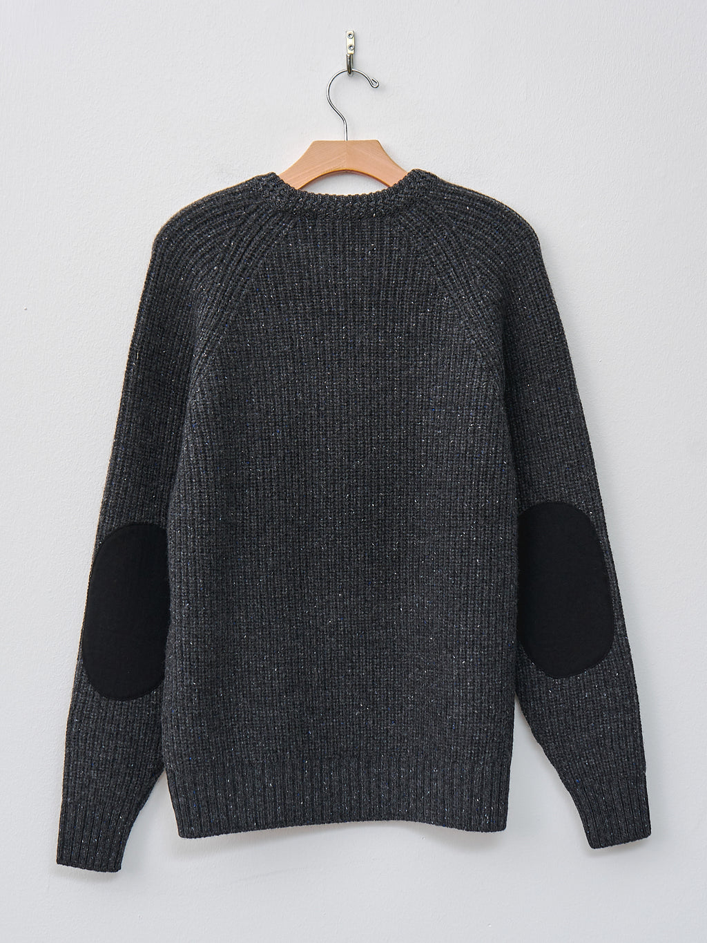 Namu Shop - Fujito Rib Knit Sweater - Charcoal
