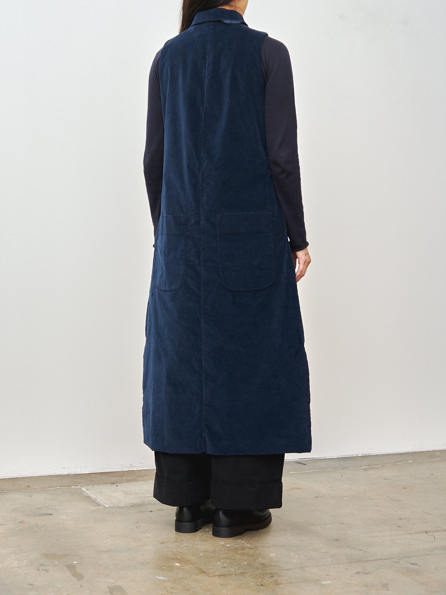 上品コーデはコレで安心！ Namu Ink - Dress Sleeveless Long Velvet Famiglia di Album - Shop ワンピース