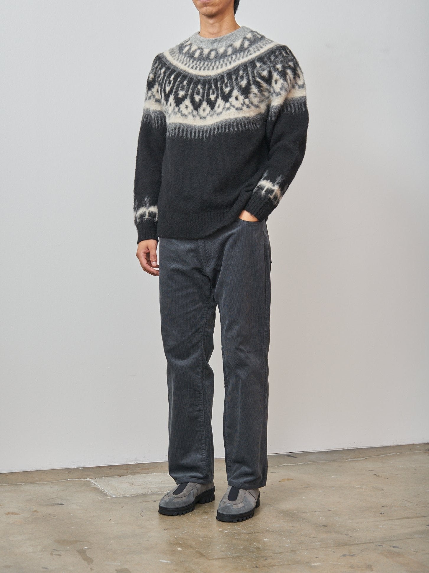 Namu Shop - Fujito Snow Sweater - Black