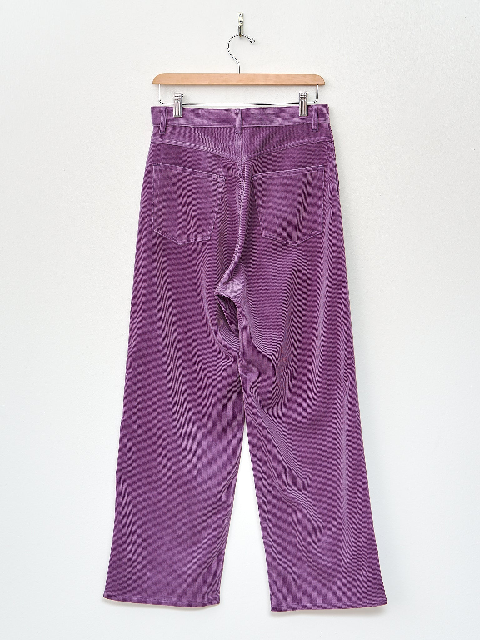 Namu Shop Auralee Finx Corduroy Pants Purple - Main Image