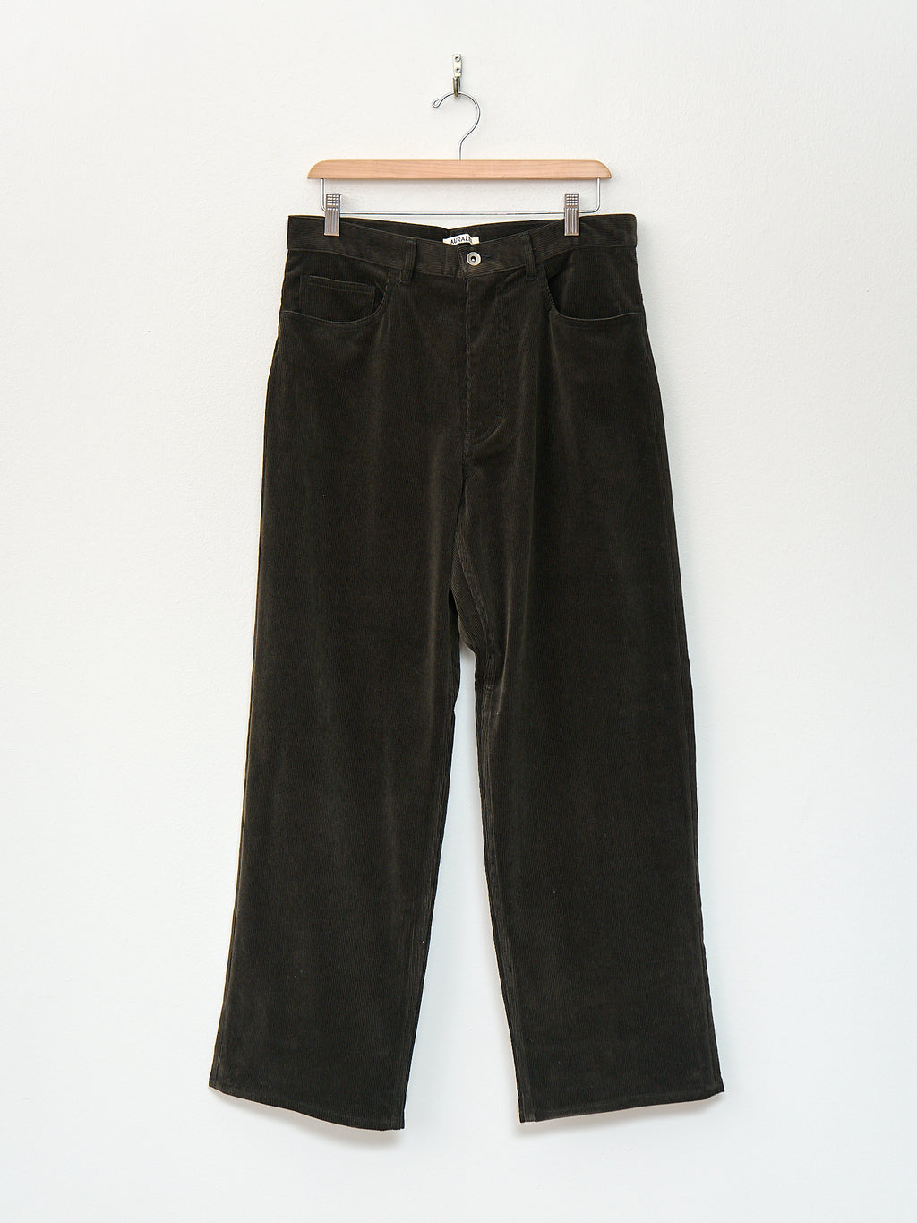 Namu Shop - Auralee Finx Corduroy Pants - Dark Brown
