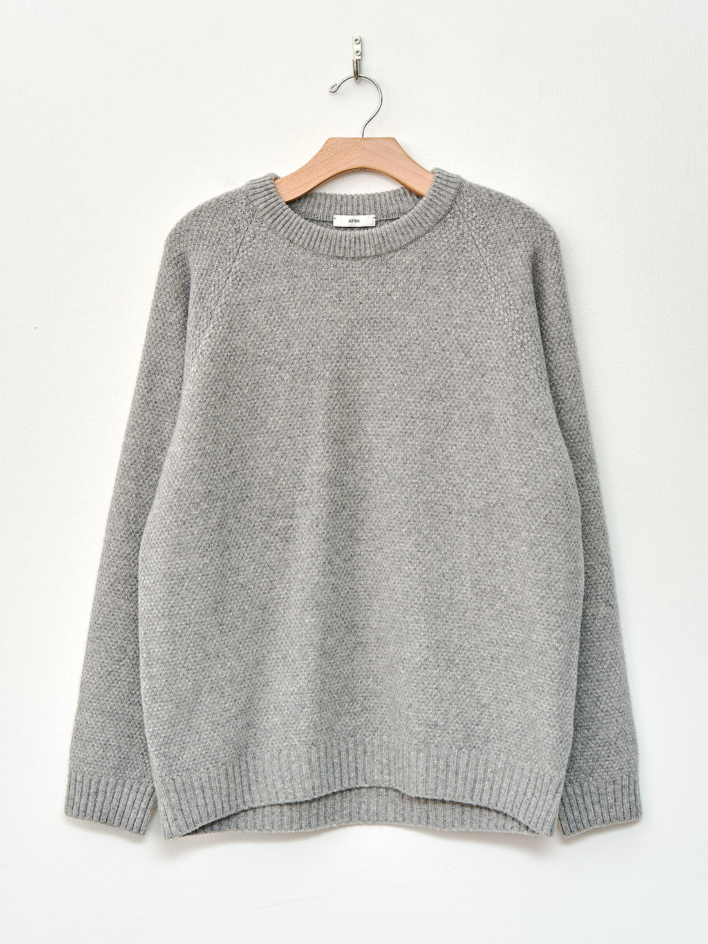 Namu Shop - Aton Lambswool Crewneck Sweater - Gray