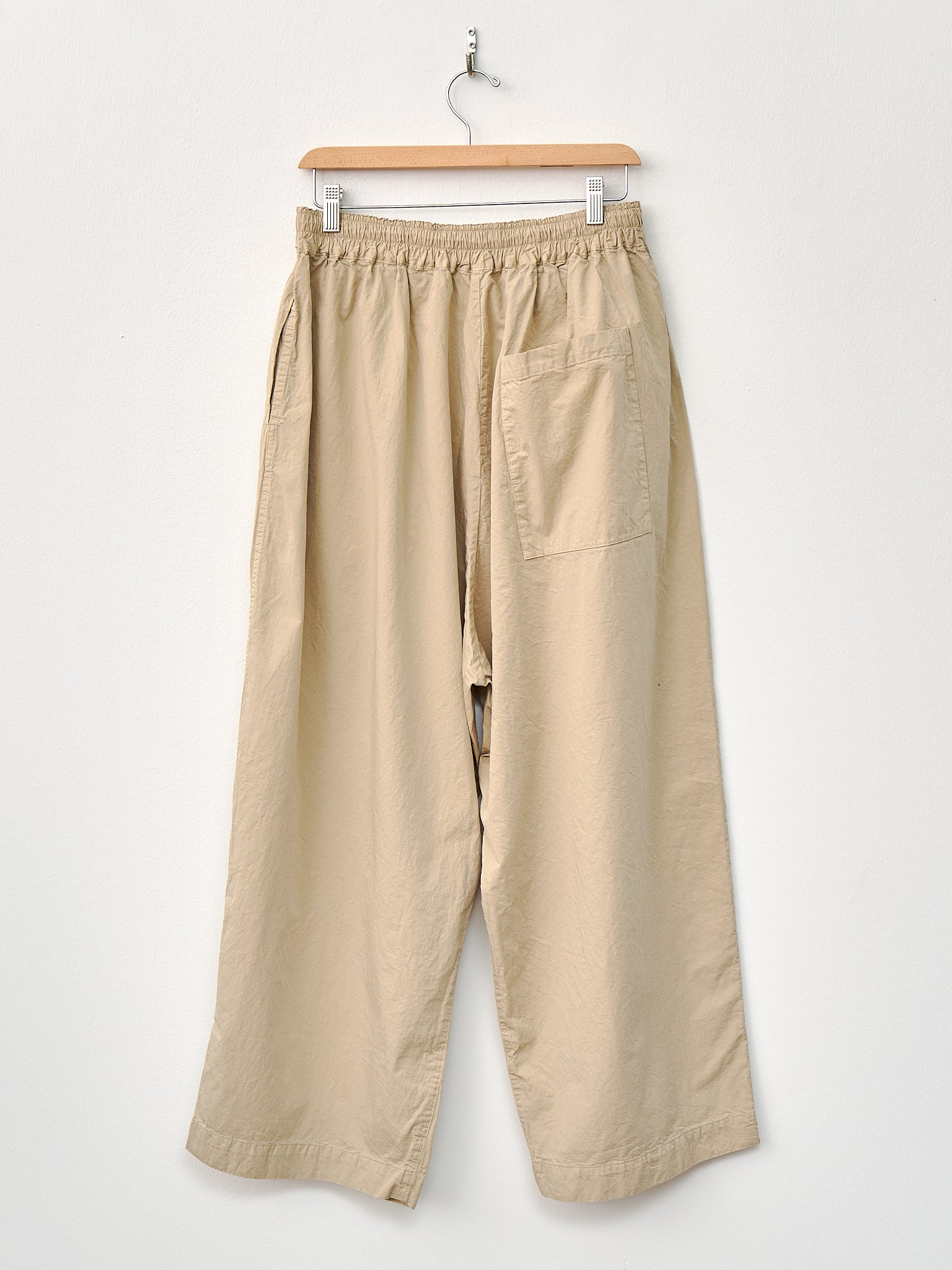Namu Shop - Veritecoeur Unisex Easy Tuck Pants - Beige