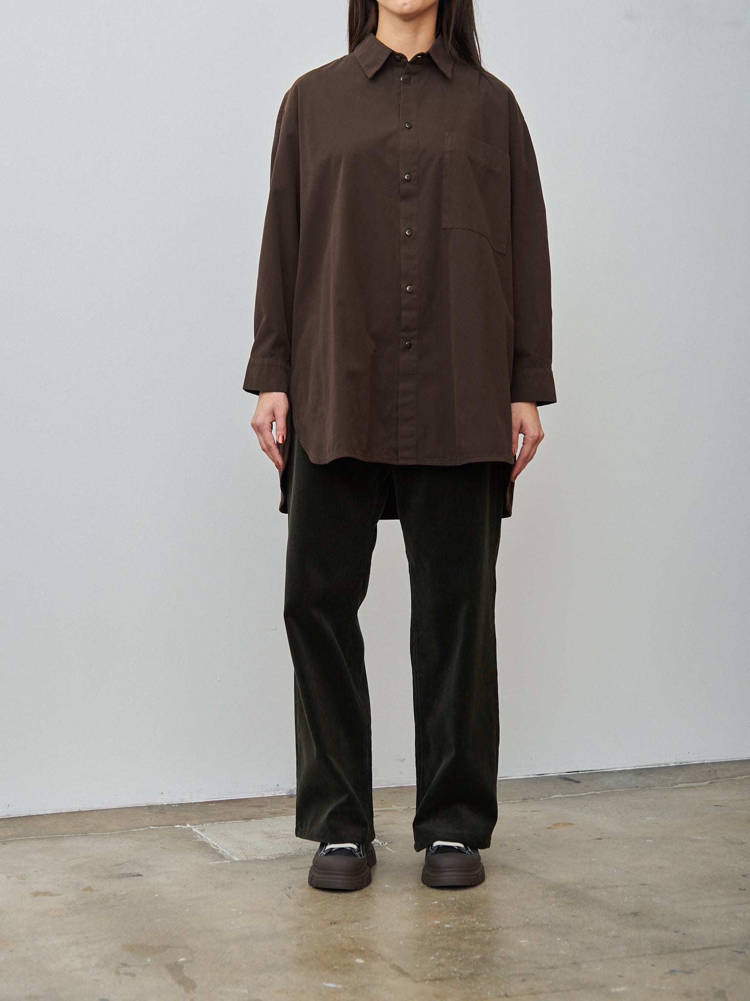 Namu Shop - Toogood The Painter Shirt - Fine Canvas Umber