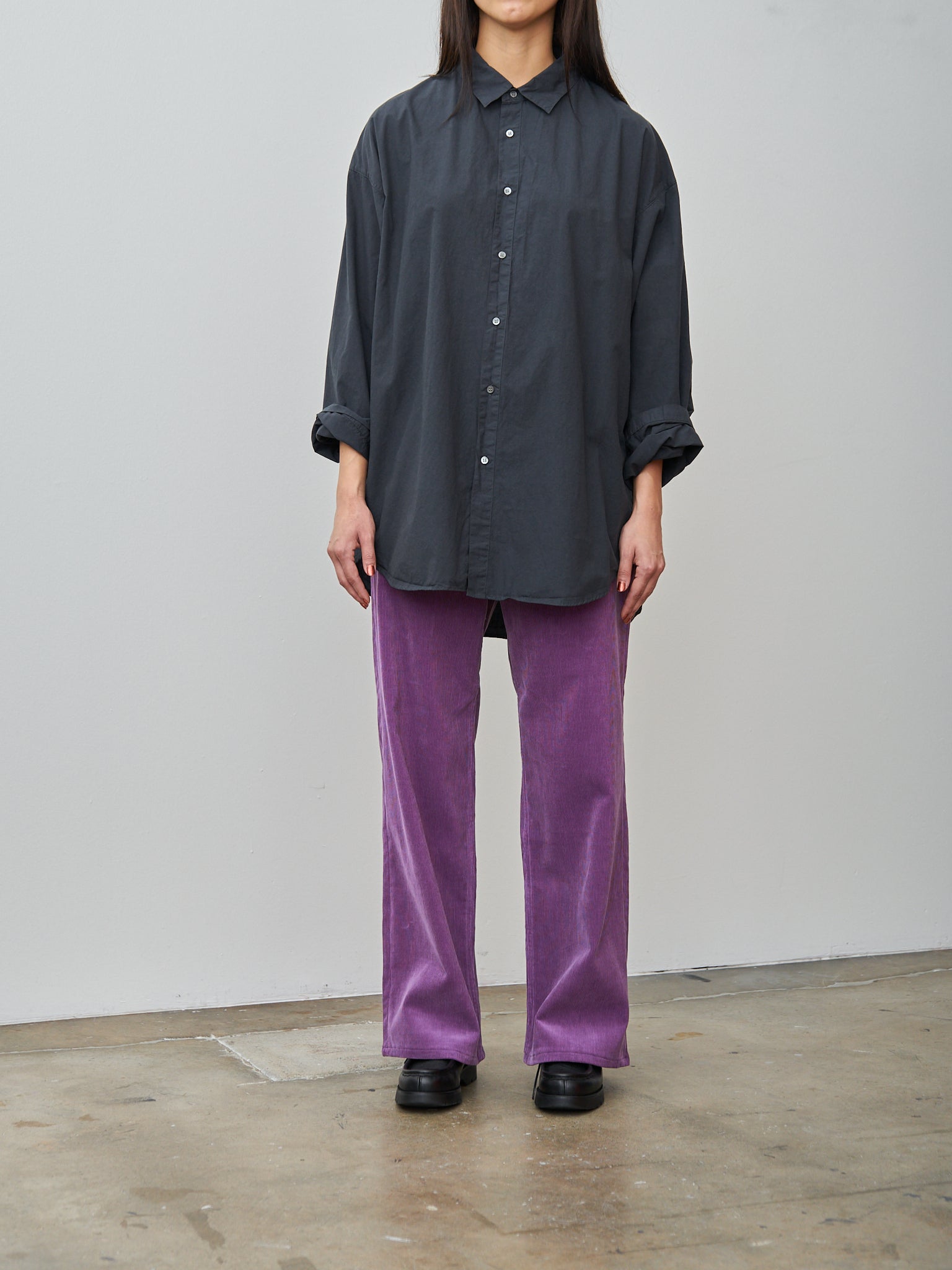 Namu Shop - Veritecoeur Unisex Shirt - Sumikuro (Charcoal)