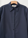 Namu Shop - Sayaka Davis Slim Wool Shirt - Navy