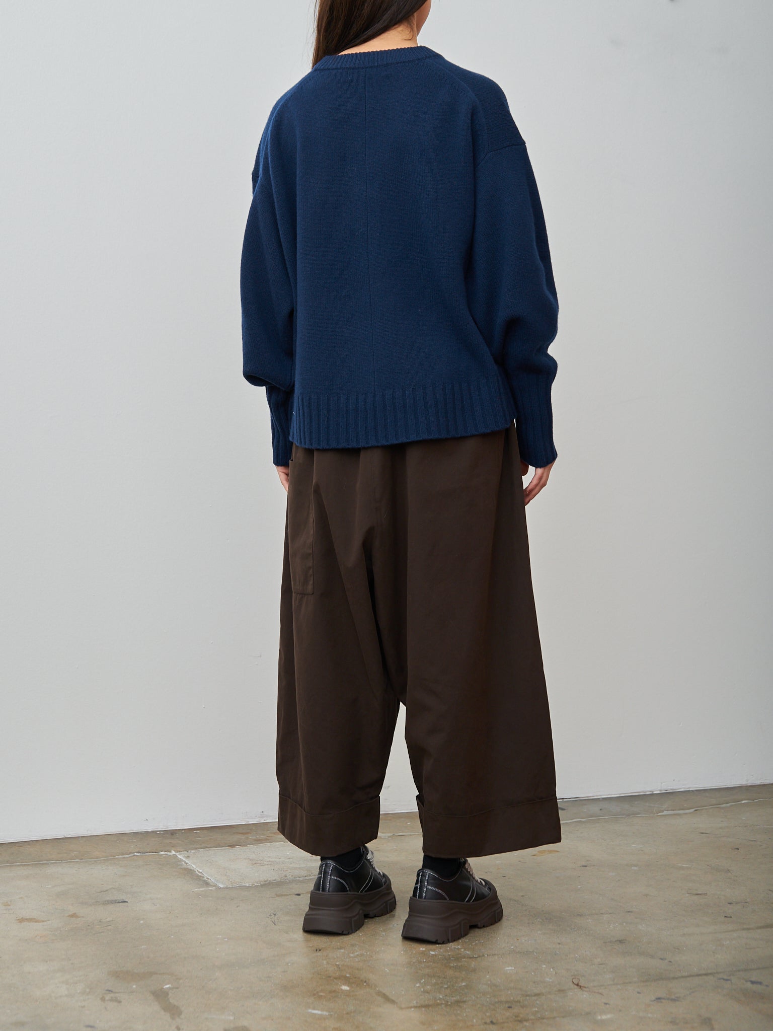 Namu Shop - Sayaka Davis Balloon Sleeve Sweater - Indigo