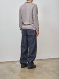Namu Shop - Fujito L/S Knit T-Shirt - Wine Border