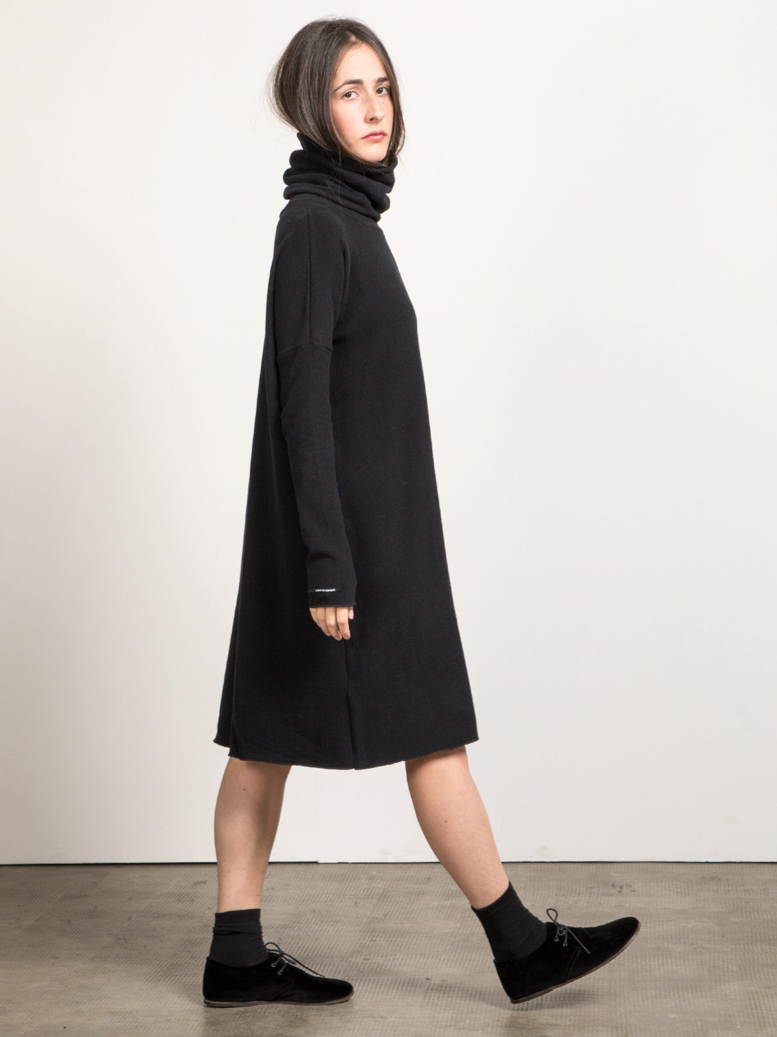Namu Shop - Album di Famiglia Oversized Turtleneck Dress JP - Black