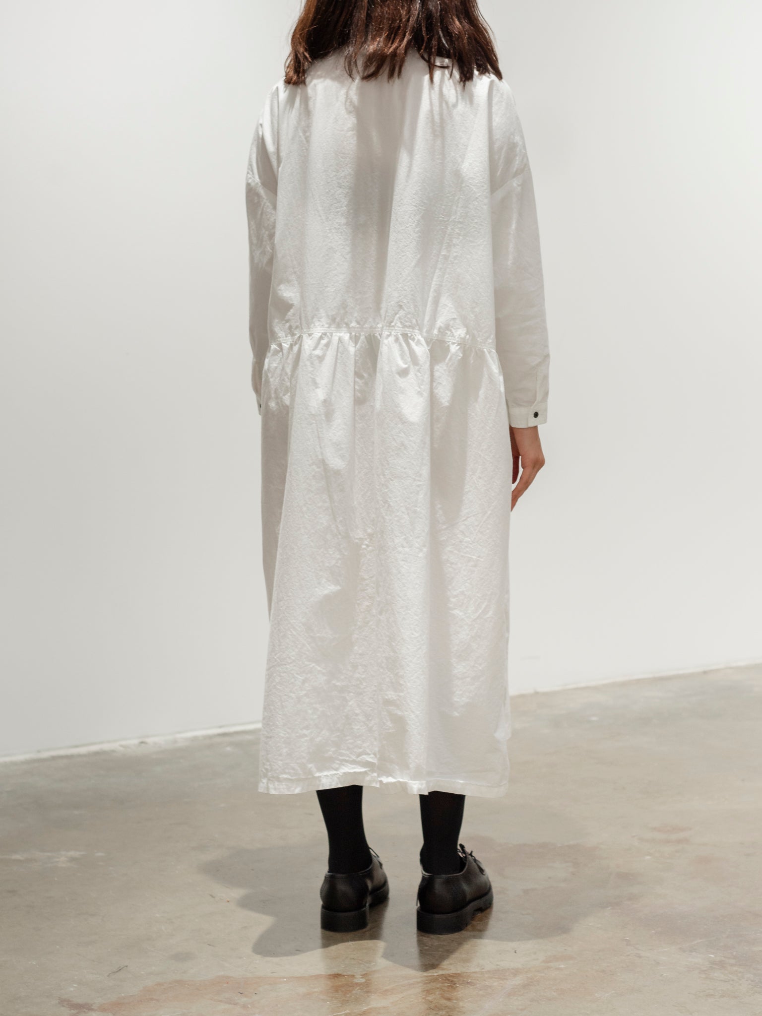 Namu Shop - Ichi Antiquites OUMISARASHI Shirt Dress - White