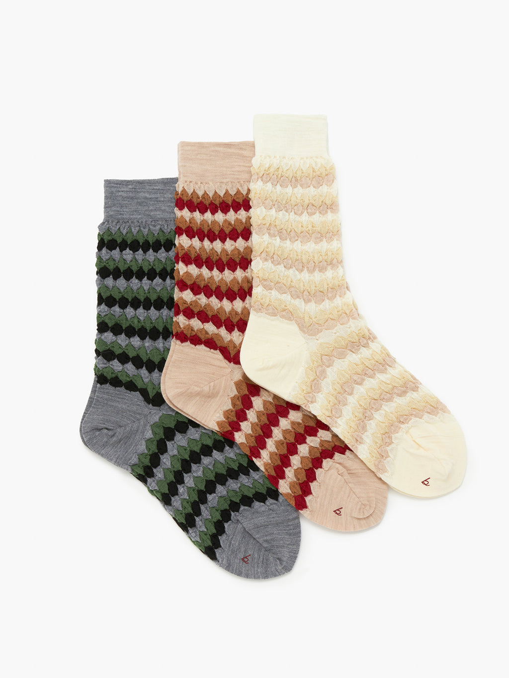 Namu Shop - Babaco Pintuck Socks - 3 Colors