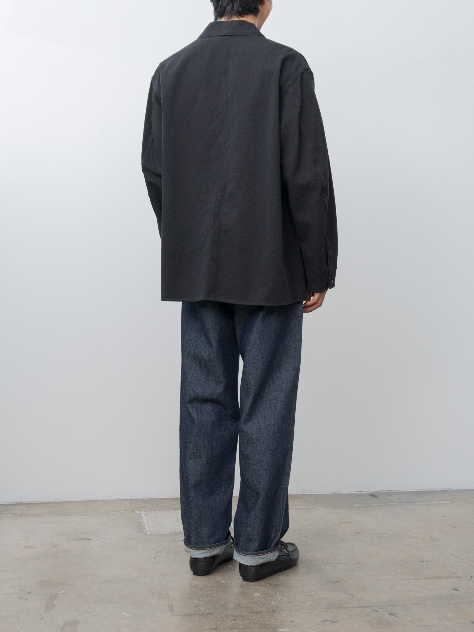Namu Shop - Kaptain Sunshine Cotton Drill Coverall Jacket - Black