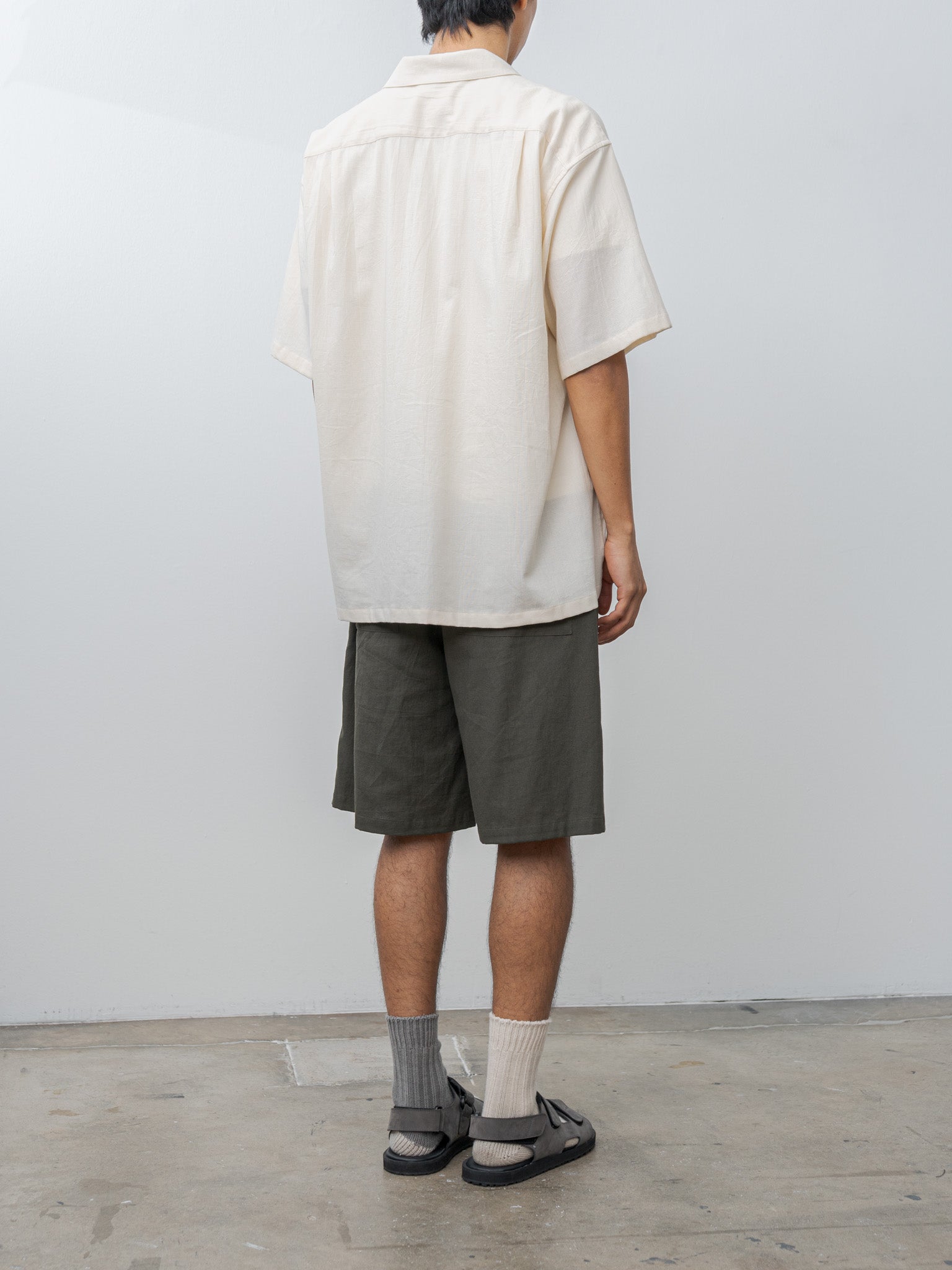 Namu Shop - Yoko Sakamoto Utility S/S Shirt - Ecru