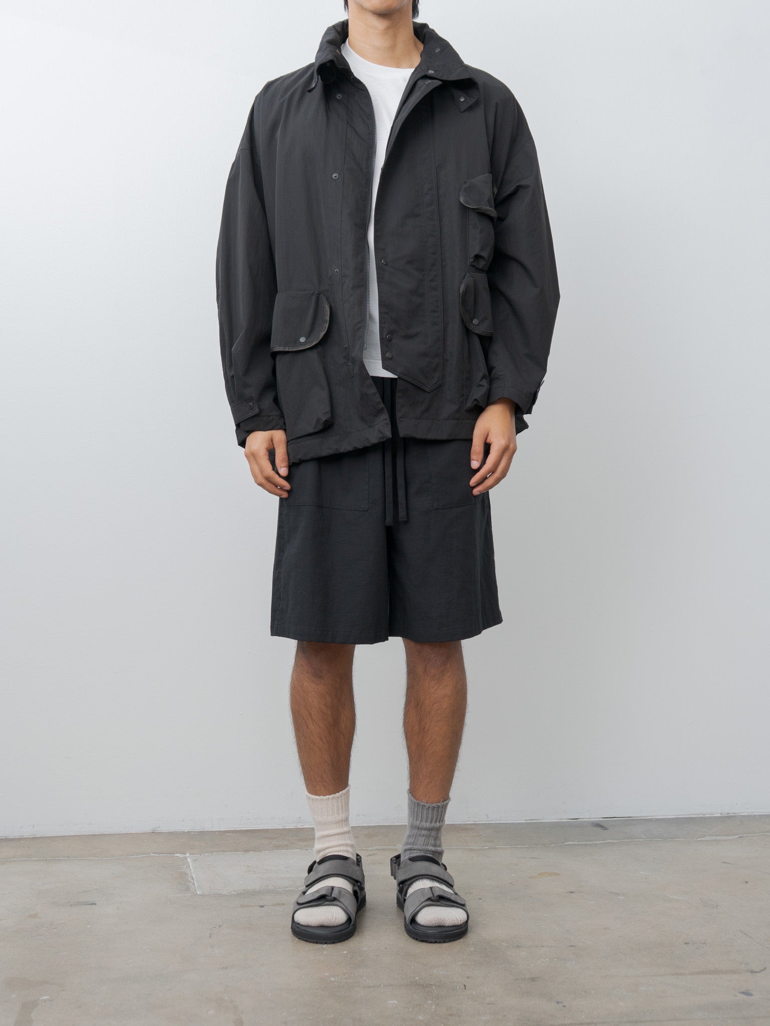 Namu Shop - Yoko Sakamoto Utility Easy Shorts - Black