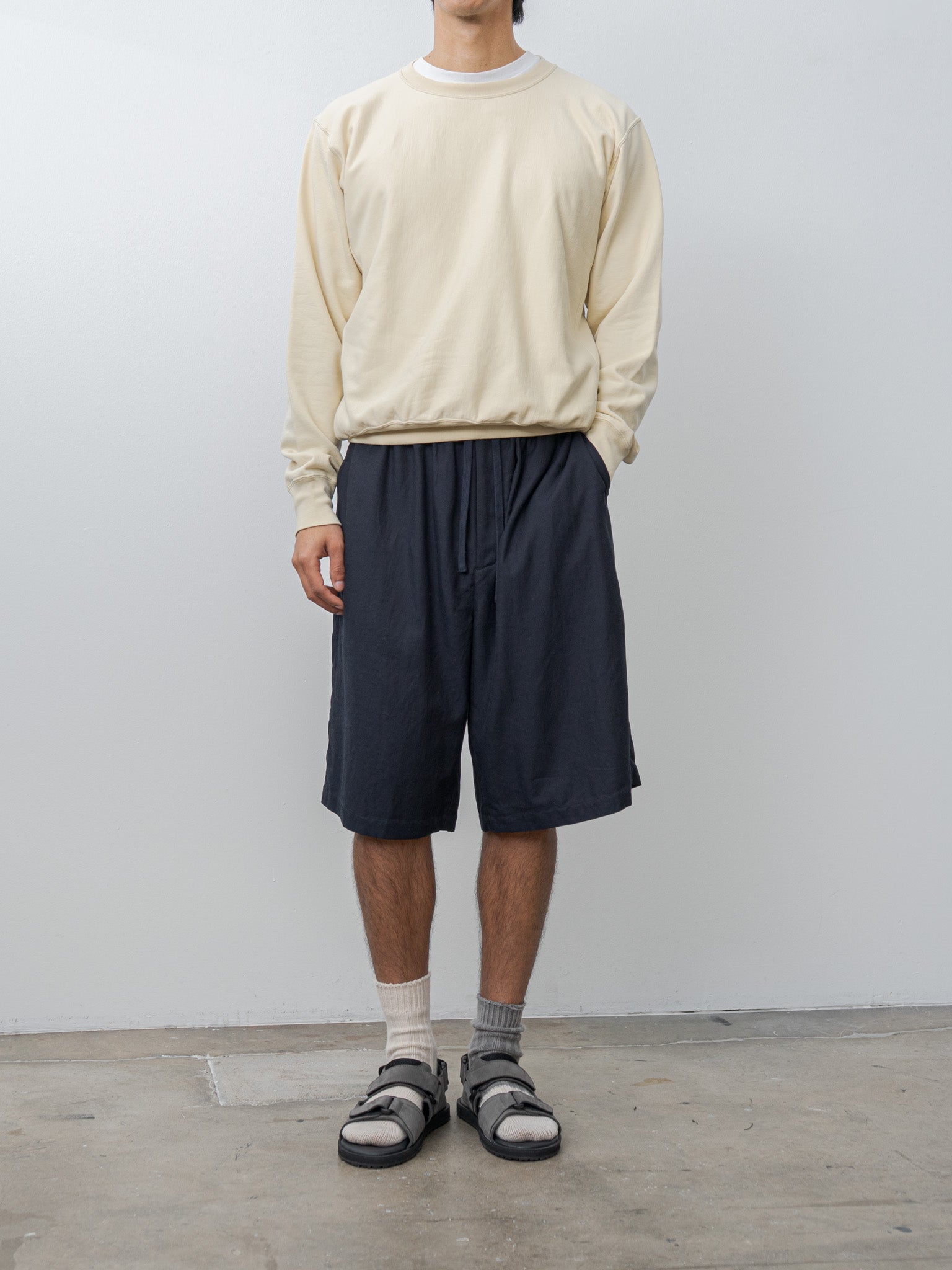 Namu Shop - Yoko Sakamoto Relax Easy Shorts - Navy