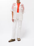 Namu Shop - Yleve Co/Li Sheer Jersey Short Sleeve Pullover - Vermillion