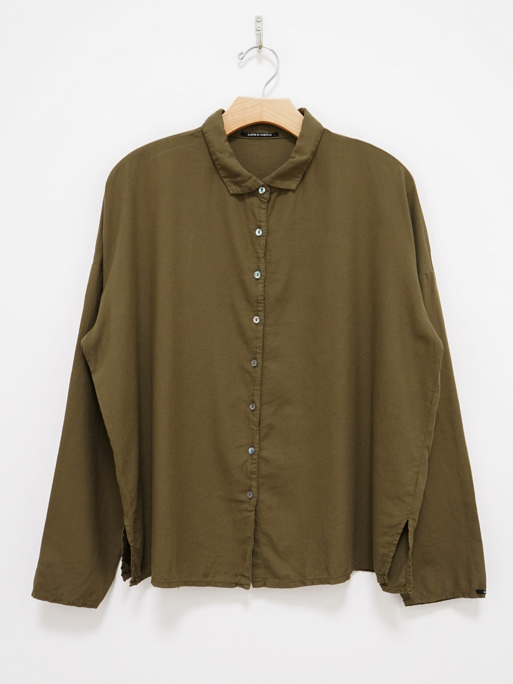 Namu Shop - Album di Famiglia Short Collar Shirt TVC - Olive