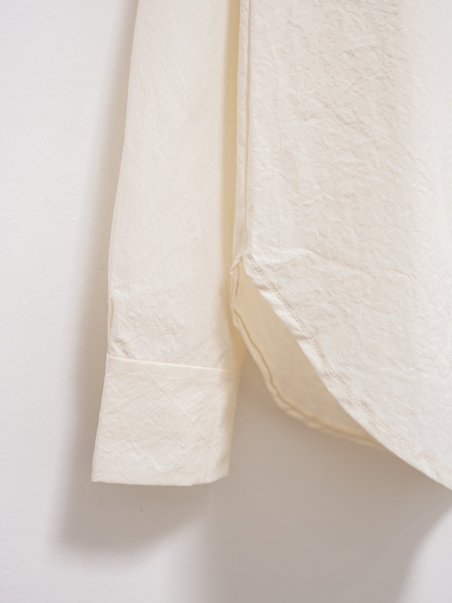 Namu Shop - Album di Famiglia Wrinkled Collar Shirt - Natural