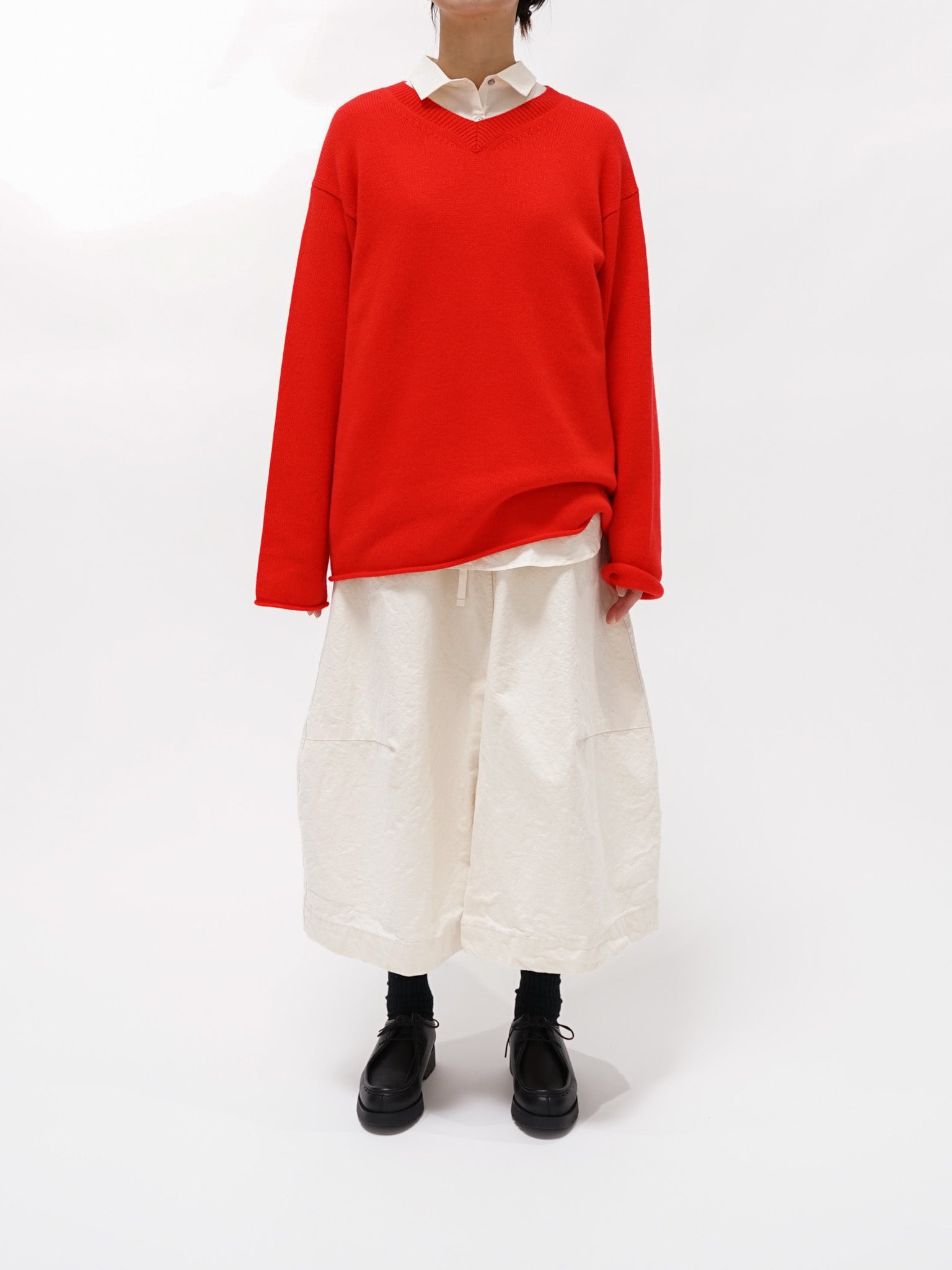 Namu Shop - Album di Famiglia Wrinkled Collar Shirt - Natural