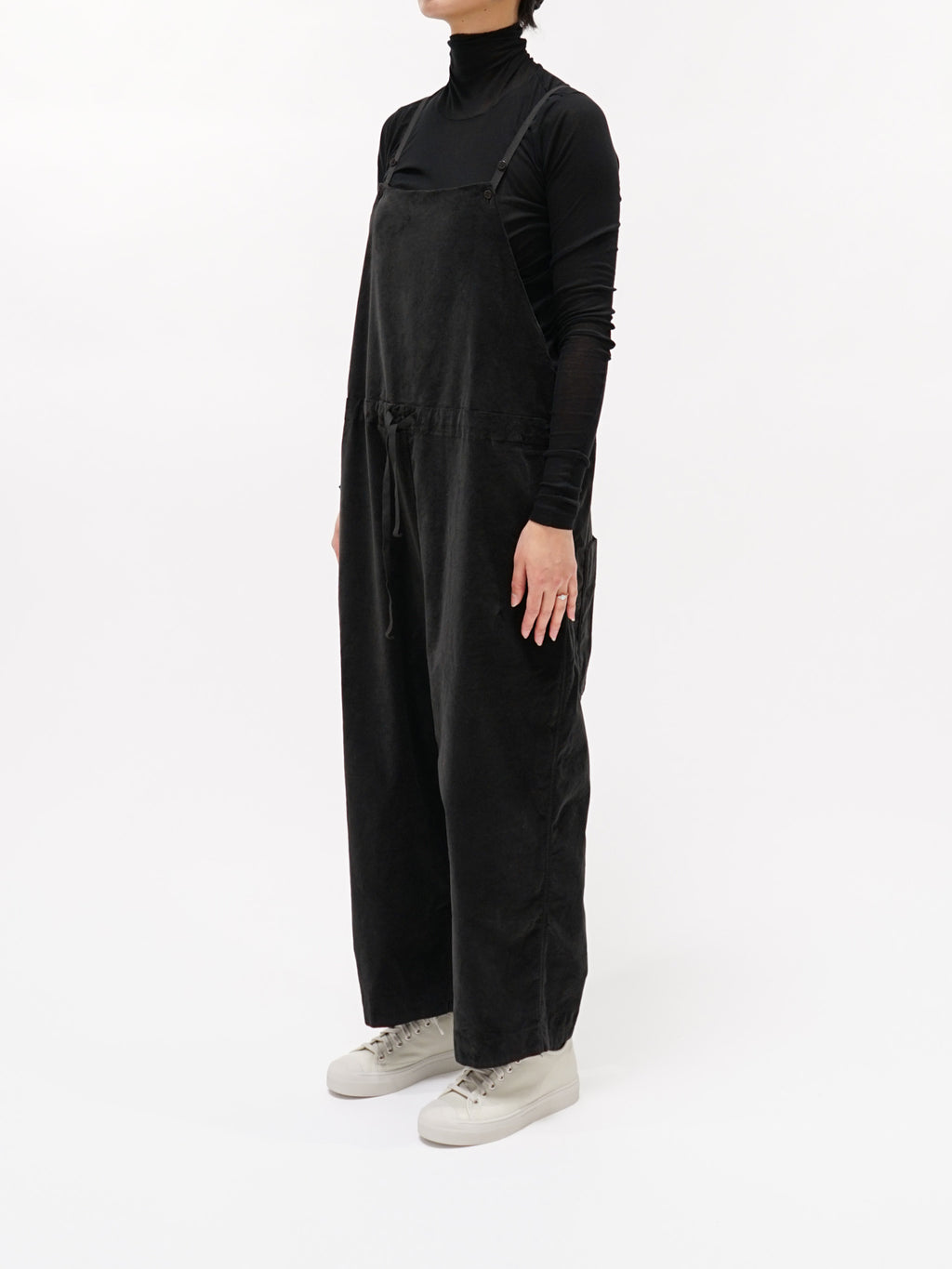 Namu Shop - Auralee High Gauge Sheer Rib Turtleneck - Black