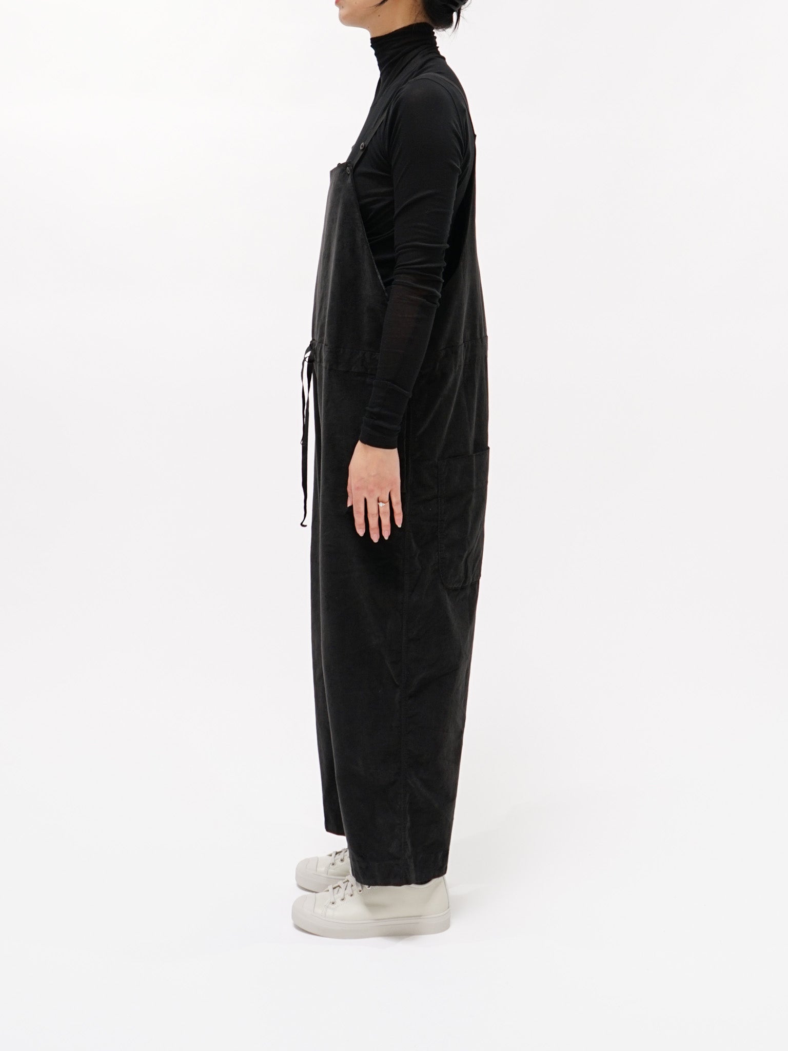 Namu Shop - Auralee High Gauge Sheer Rib Turtleneck - Black