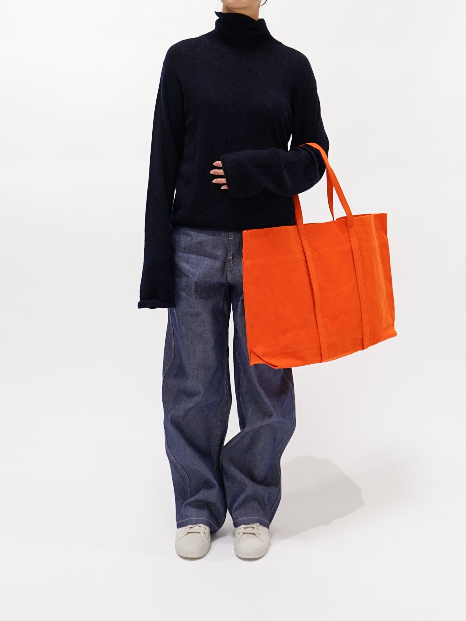 Namu Shop - Amiacalva Large Light Ounce Canvas Tote - Orange