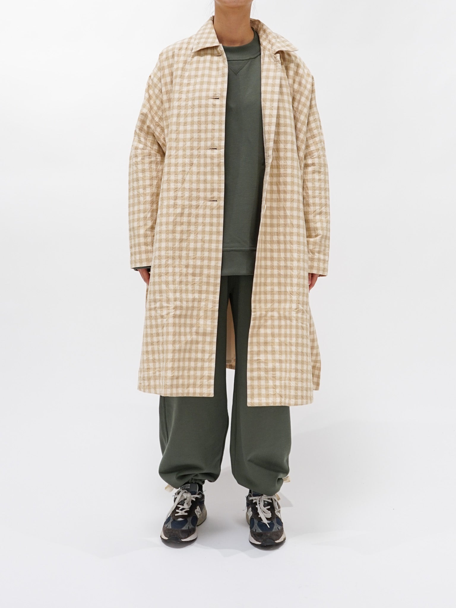Namu Shop - Sofie D'Hoore Taste Cotton Fleece Sweatshirt - Khaki