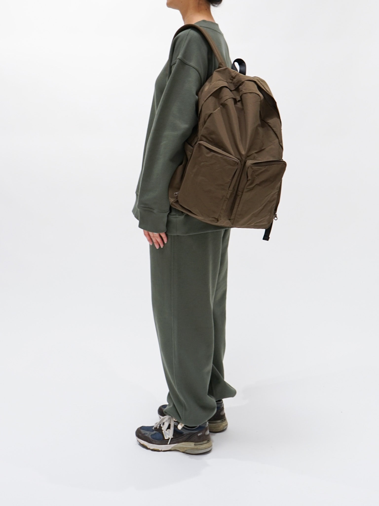 Namu Shop - Amiacalva N/C Cloth Backpack - Khaki