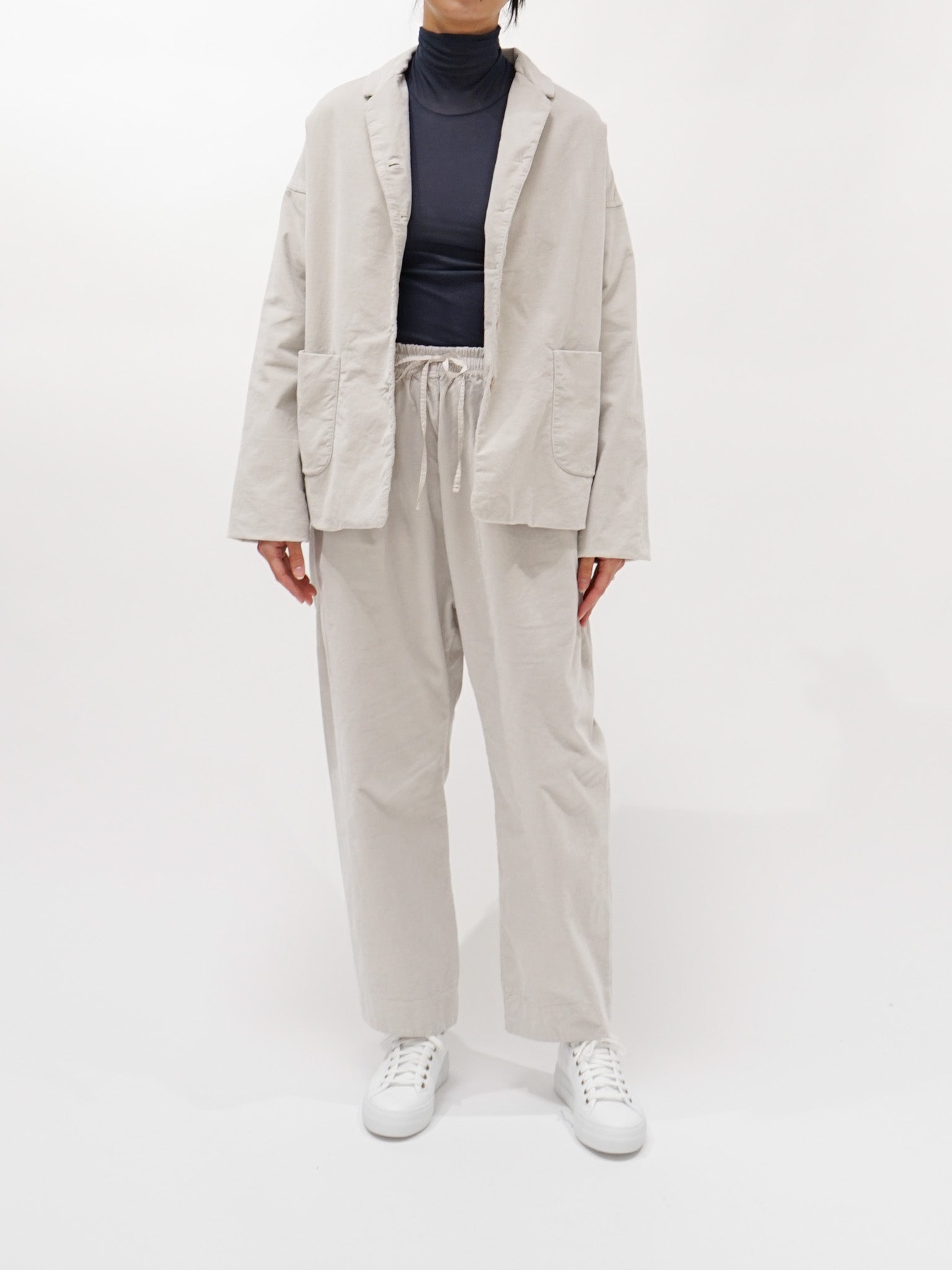 Namu Shop - Album di Famiglia Velvet Loose Blazer - Fog