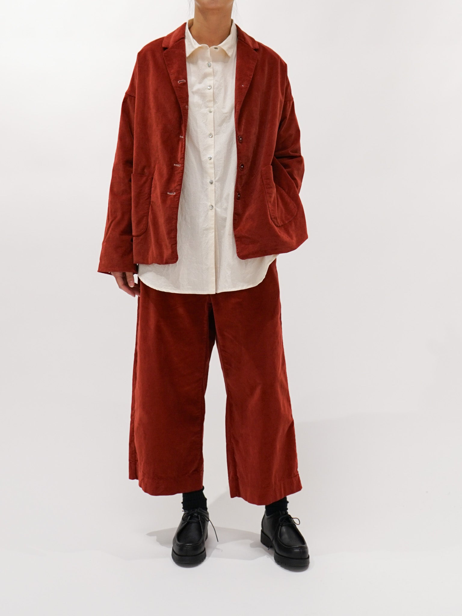 Namu Shop - Album di Famiglia Velvet W&S Trousers - Ink