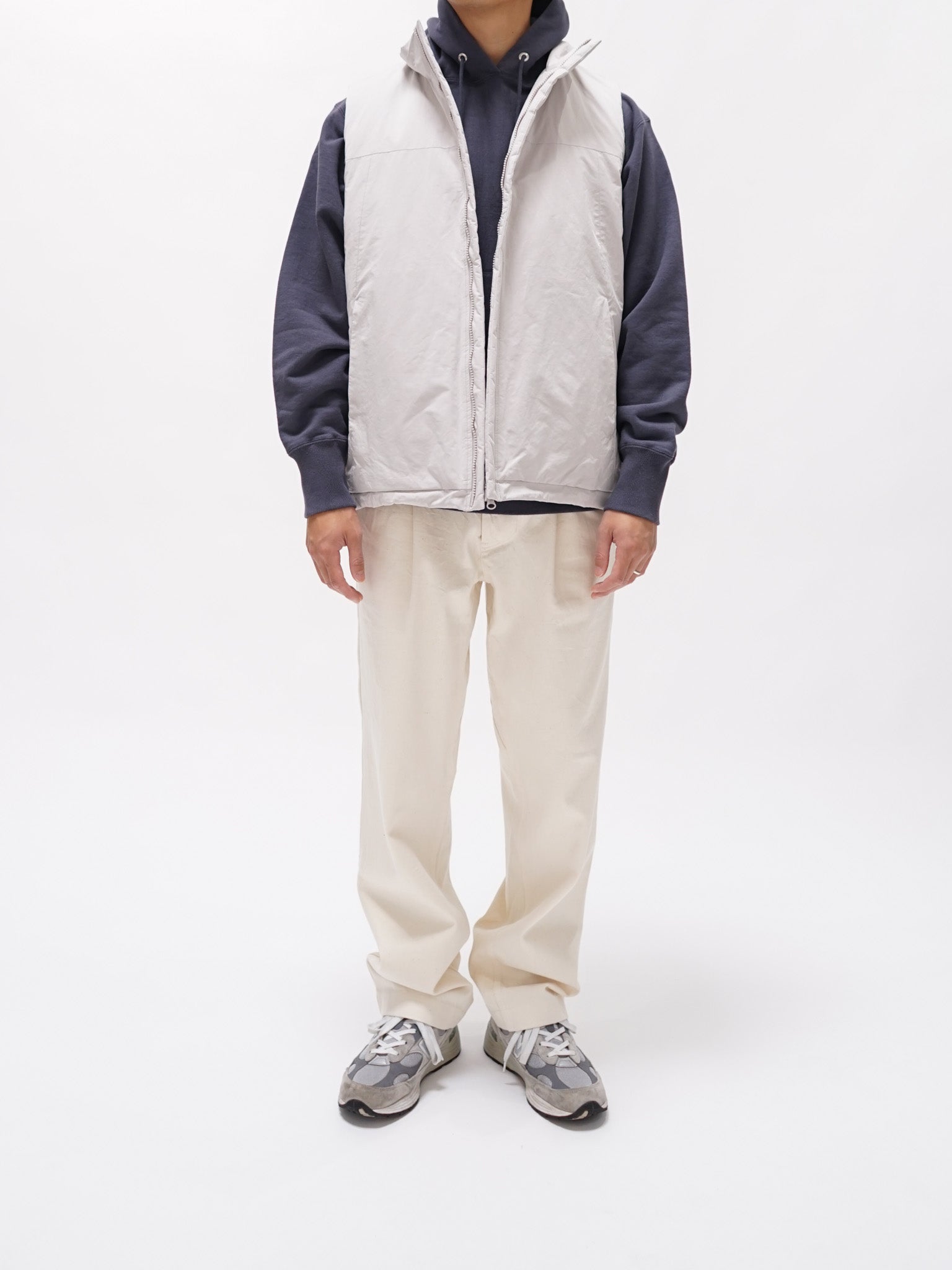 Namu Shop - Kaptain Sunshine Fadecolor Heavy Sweat Hoody Pullover - Navy