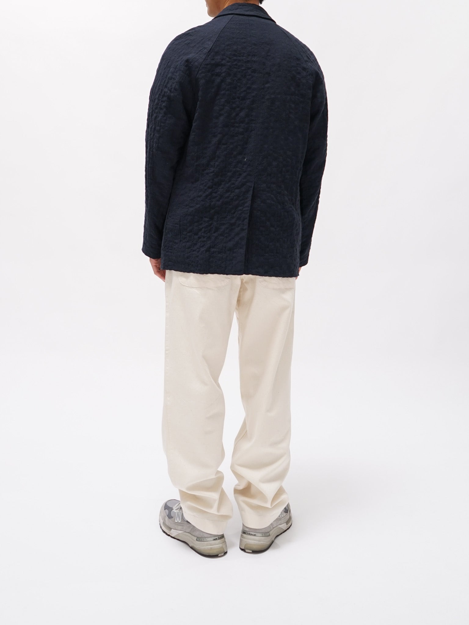 Namu Shop - Document Cotton Denim Easy Pants - Off White