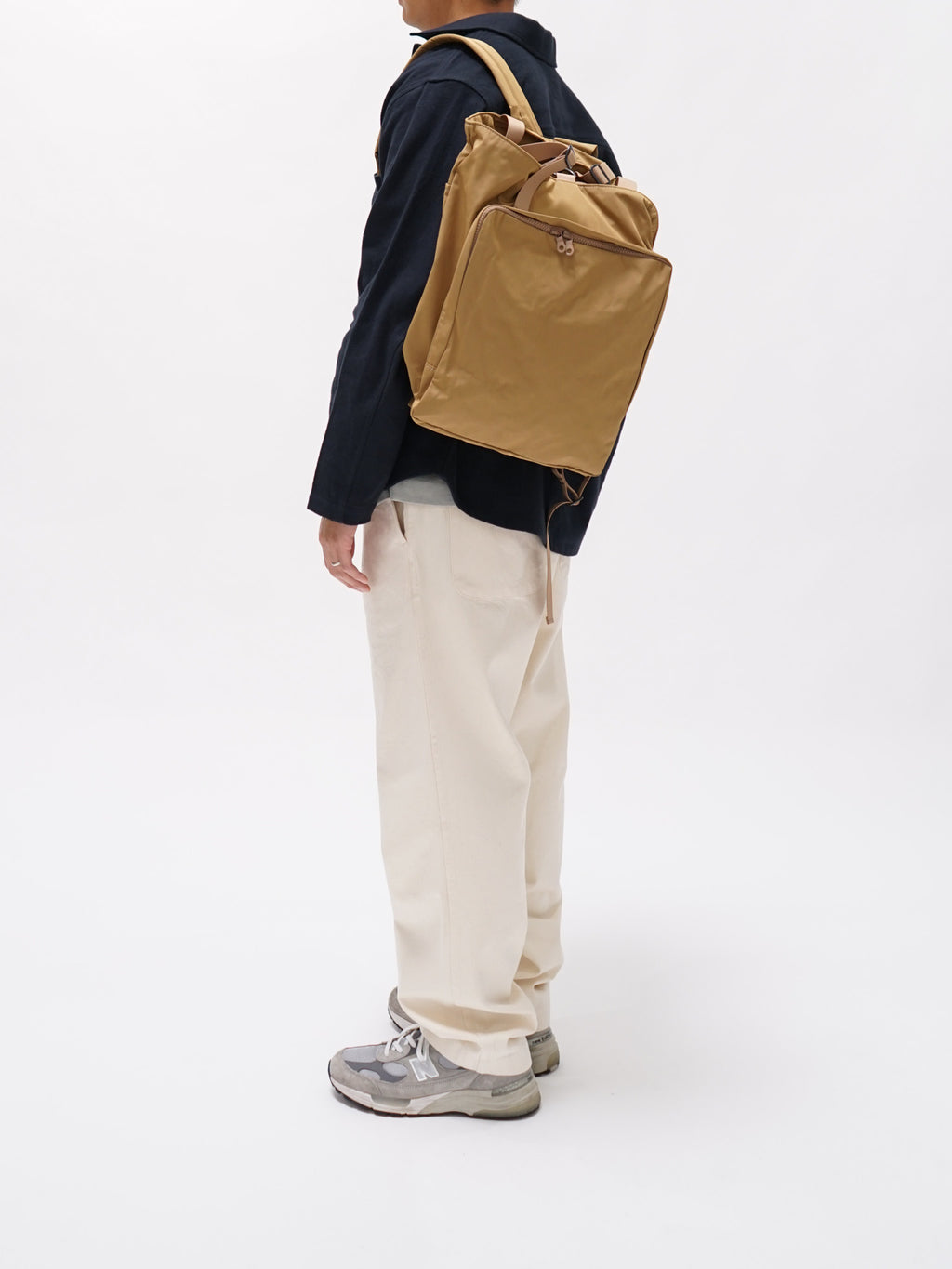 Namu Shop - Amiacalva Gabardine Two-Way Backpack - Beige