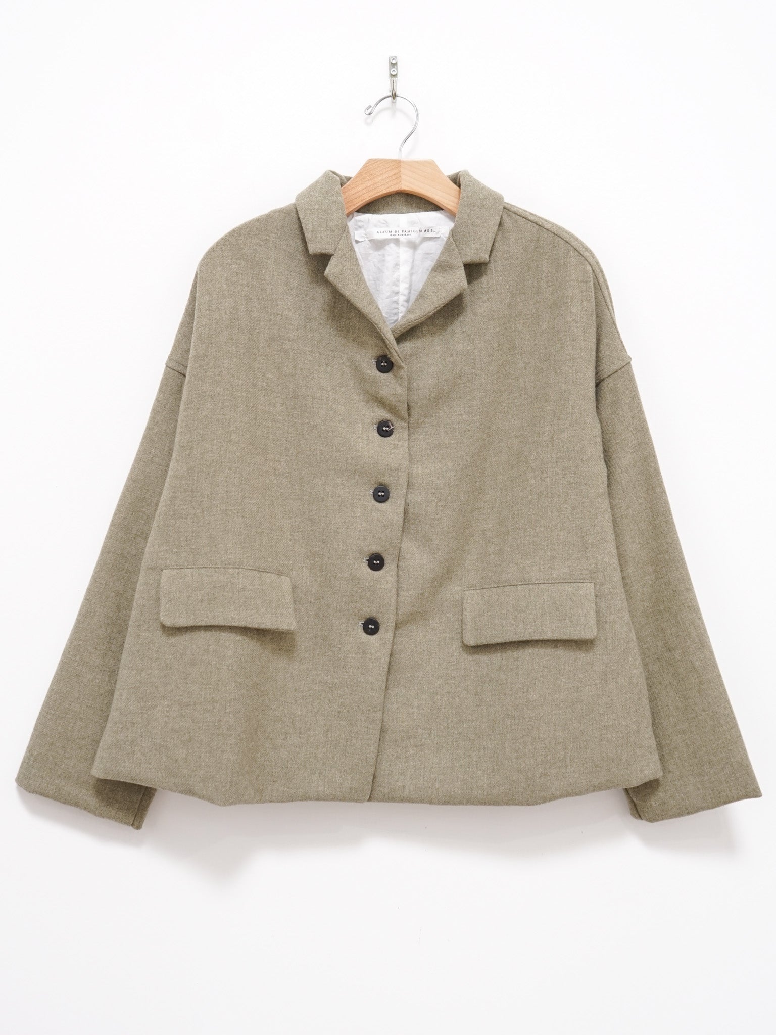 Namu Shop - Album di Famiglia Inox Loose Blazer SW - Olive