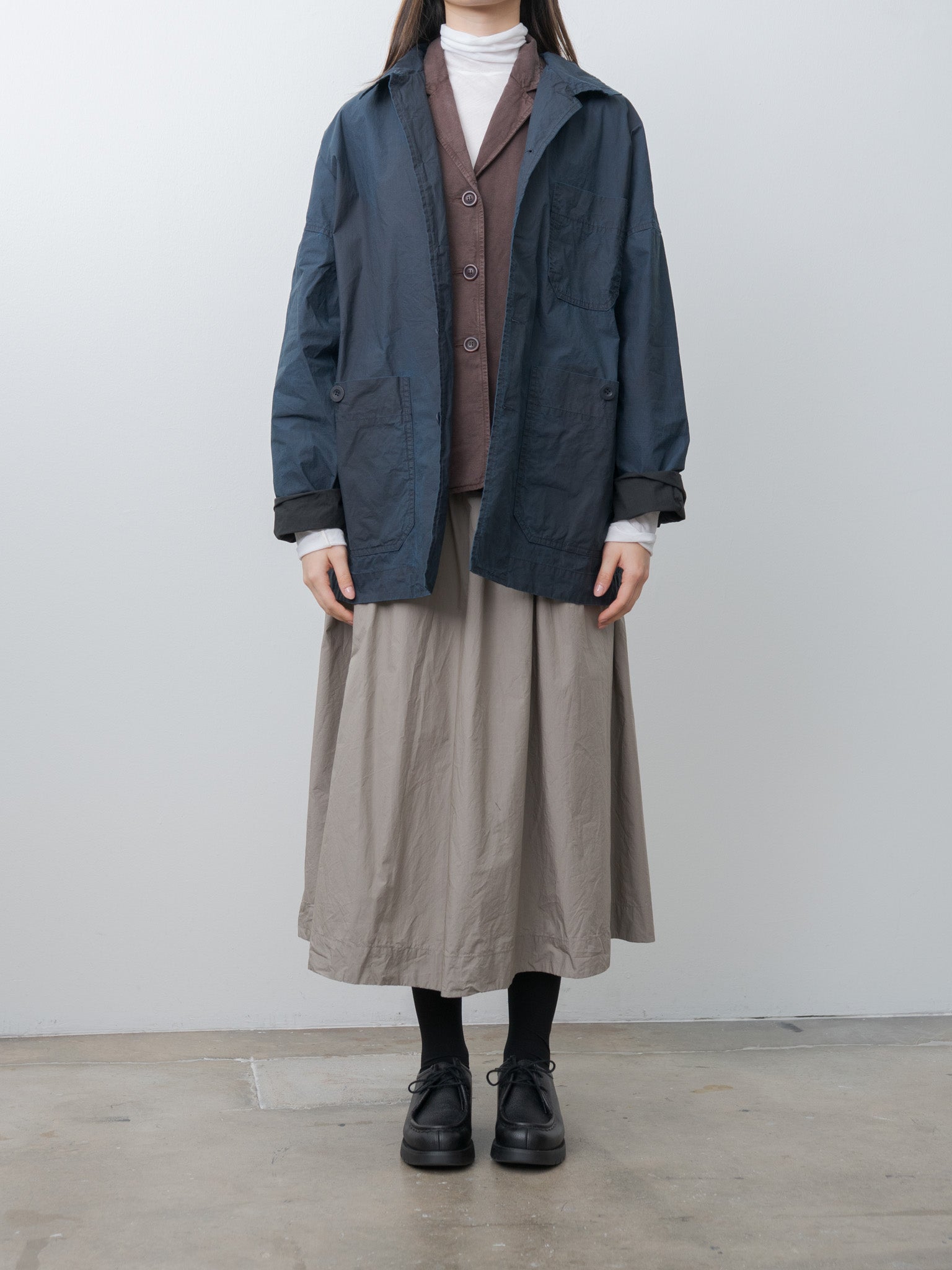 Higa Travail Jacket PIGMENT WAX - Navy