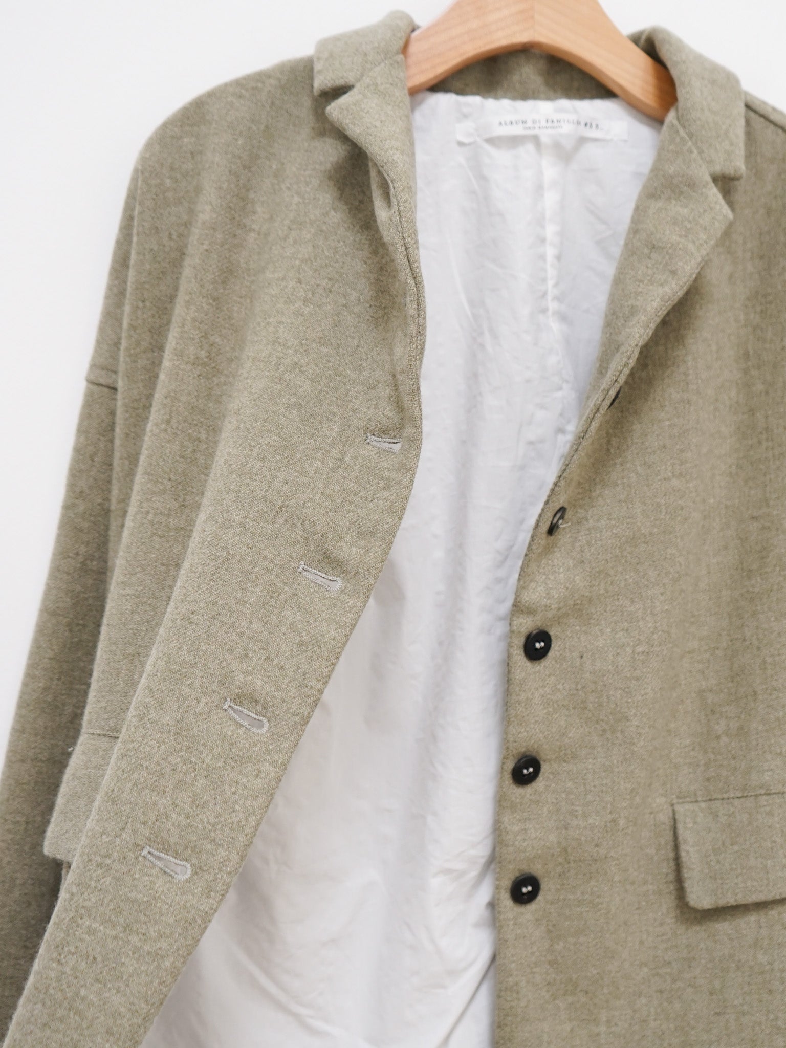 Namu Shop - Album di Famiglia Inox Loose Blazer SW - Olive