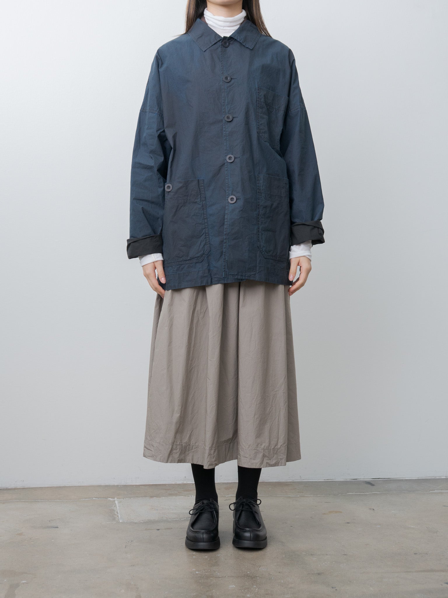 Higa Travail Jacket PIGMENT WAX - Navy