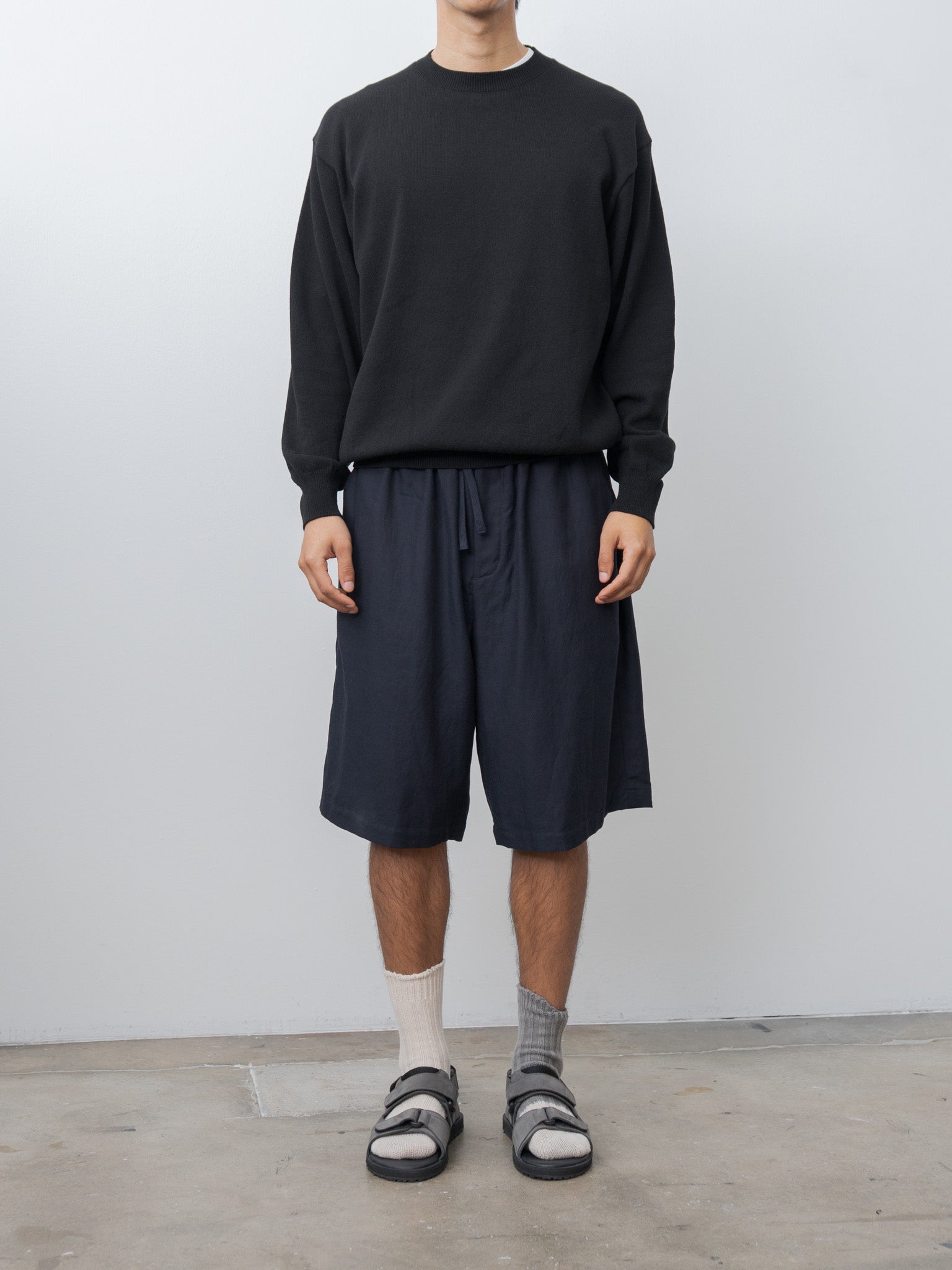 Namu Shop - Yoko Sakamoto Relax Easy Shorts - Navy