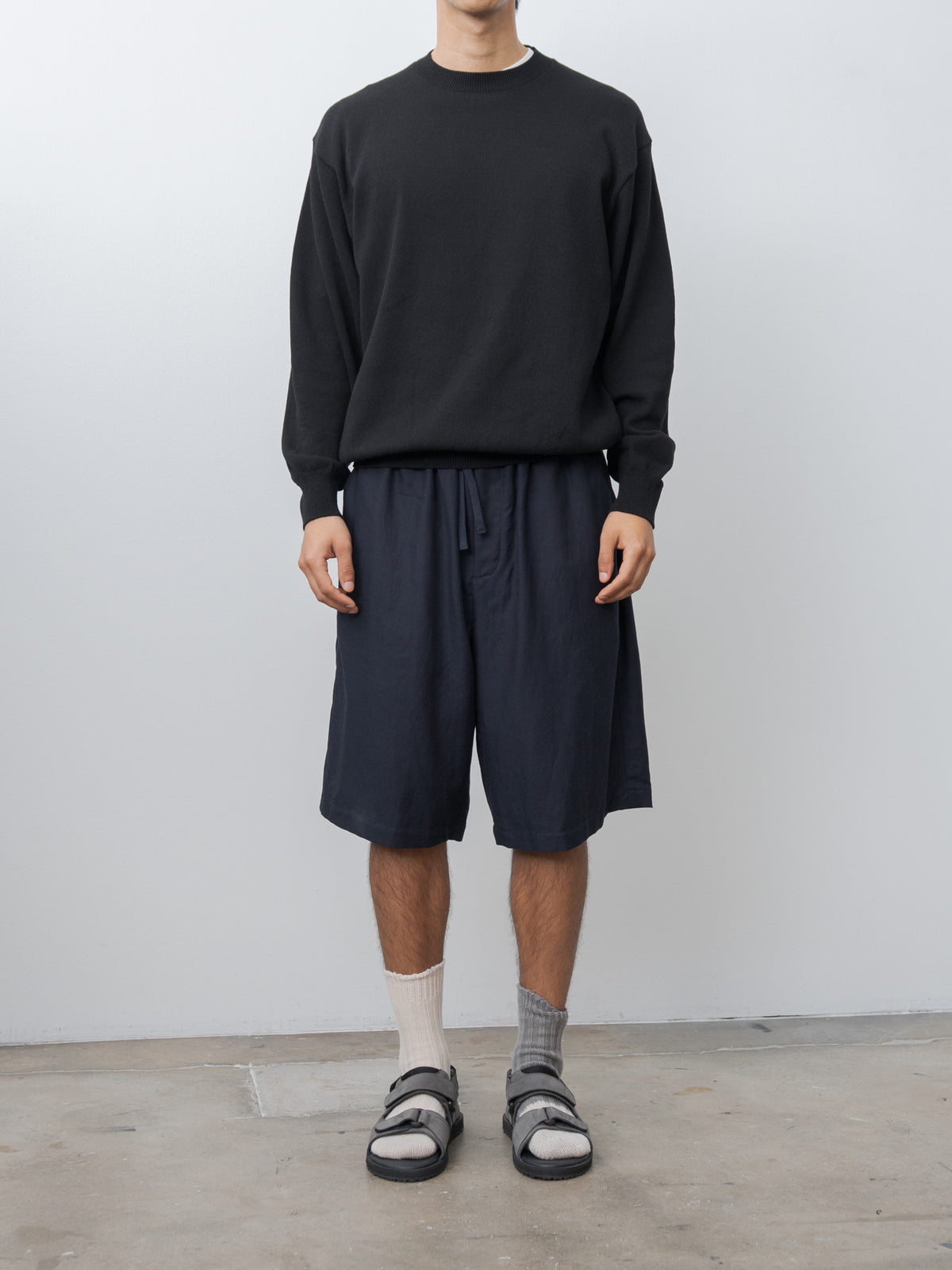 Namu Shop - Yoko Sakamoto Relax Easy Shorts - Navy