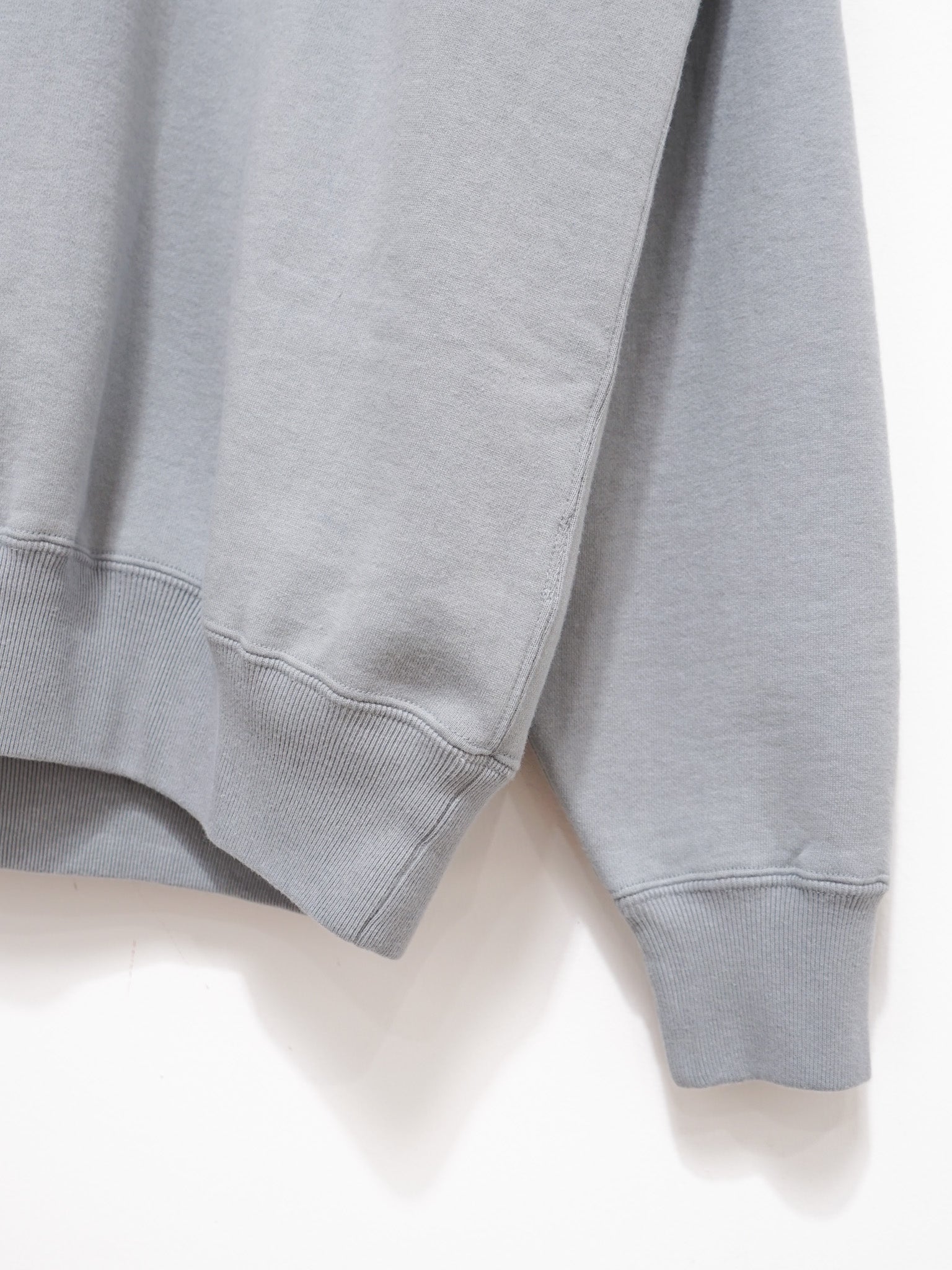 Namu Shop - Auralee Smooth Soft Sweat Pullover - Blue Gray