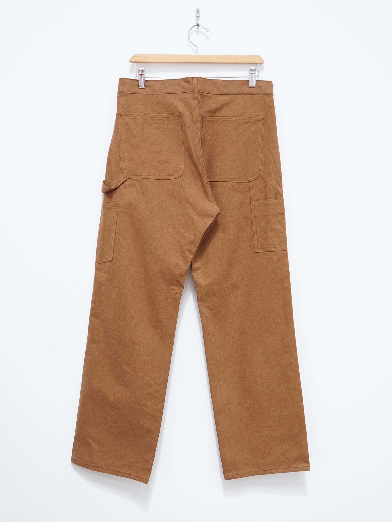 Namu Shop - Auralee Washed Heavy Canvas Pants - Brown