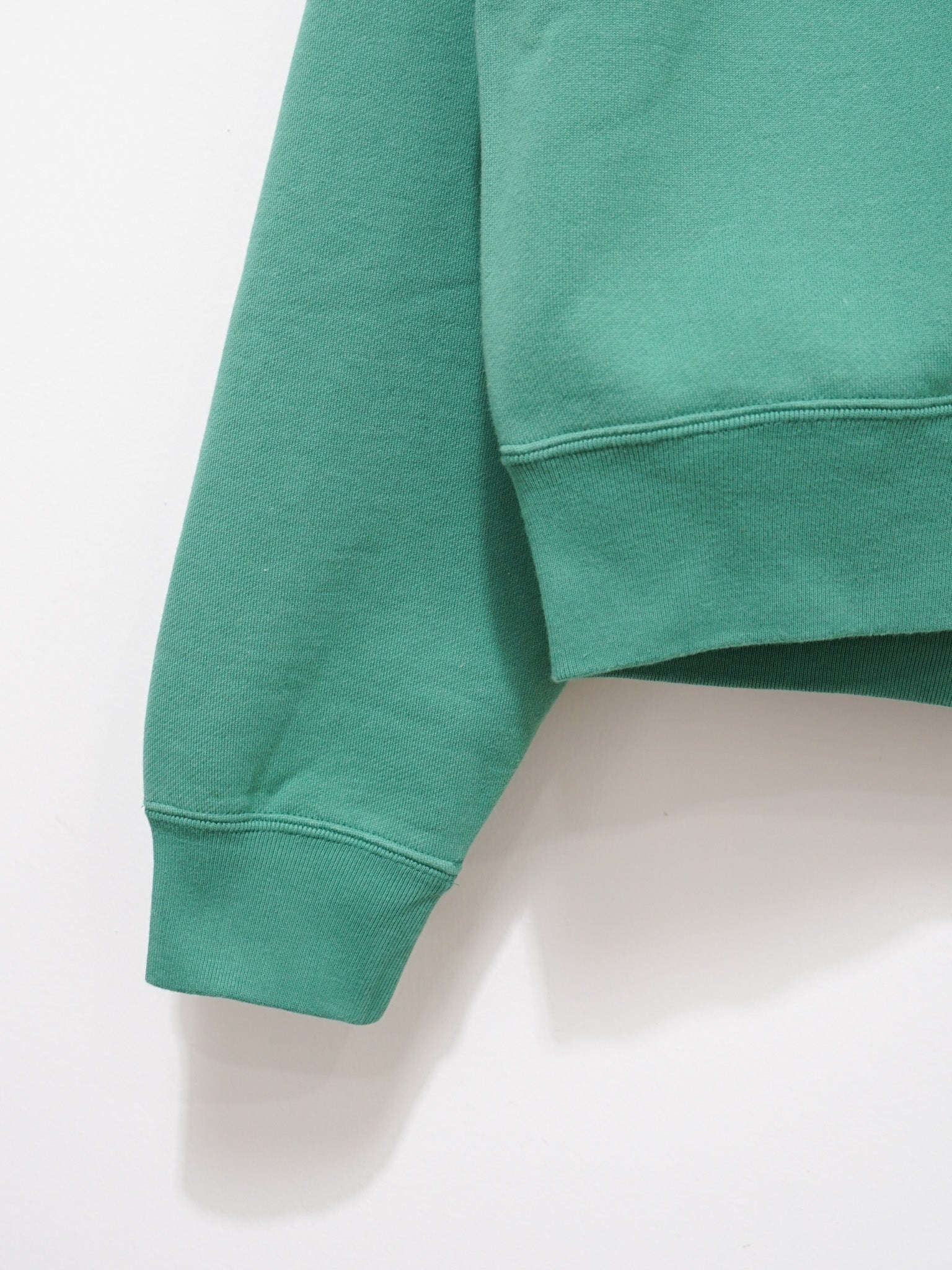 Namu Shop - Auralee High Count Heavy Sweat Pullover Parka - Jade Green